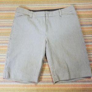 Talbots Blue/White Stripe Shorts 6